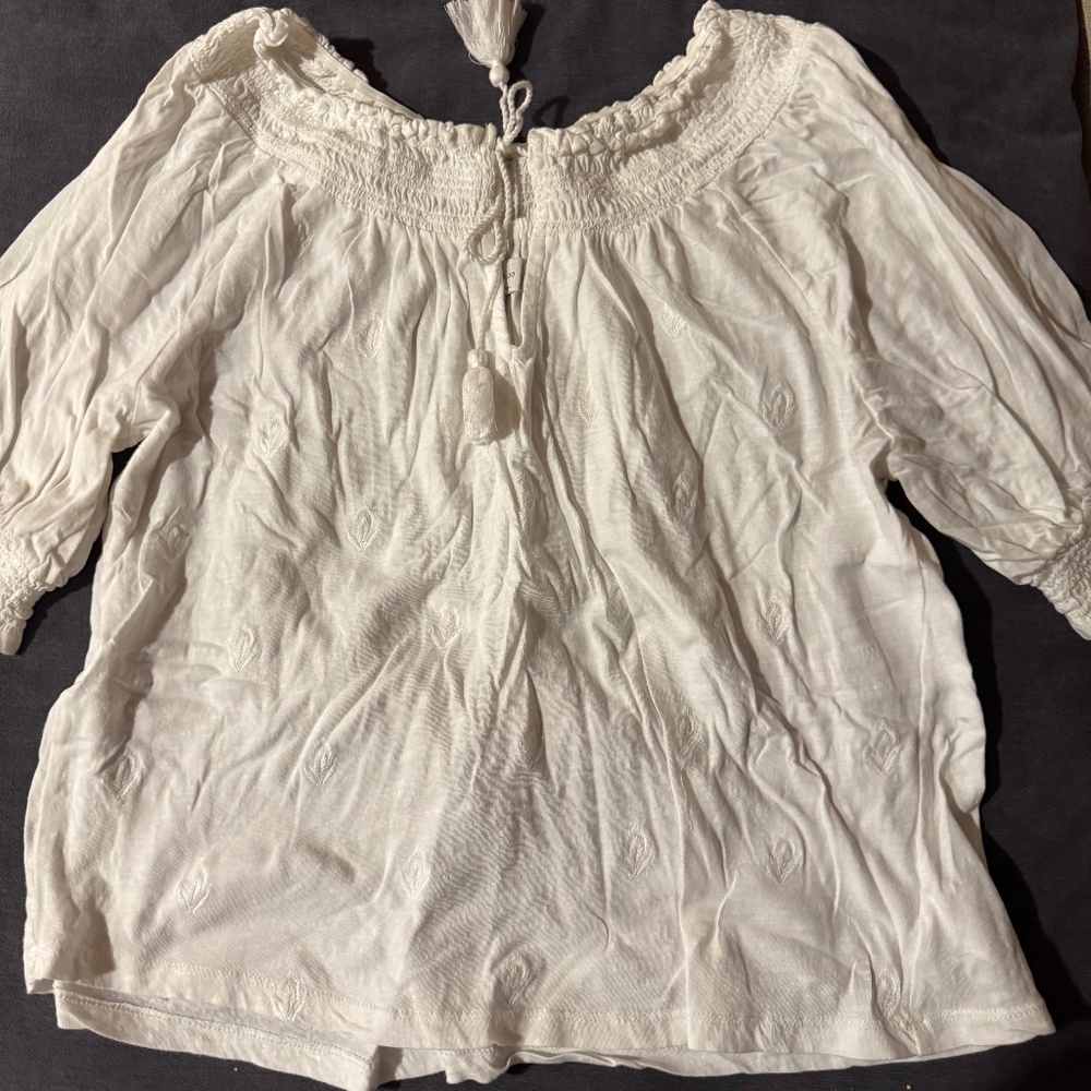 Lucky brand off the shoulder top